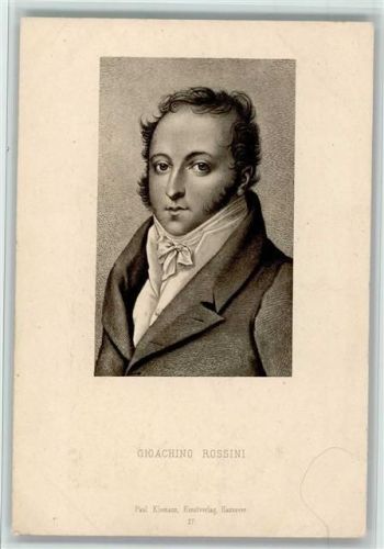 Verlag Klemann Nr. 17 Giachino Rossini AK