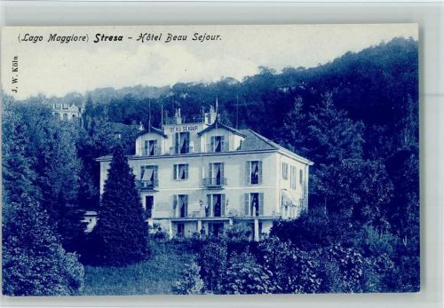 Stresa Hotel Beau Sejour, sehr gute Erhaltung AK