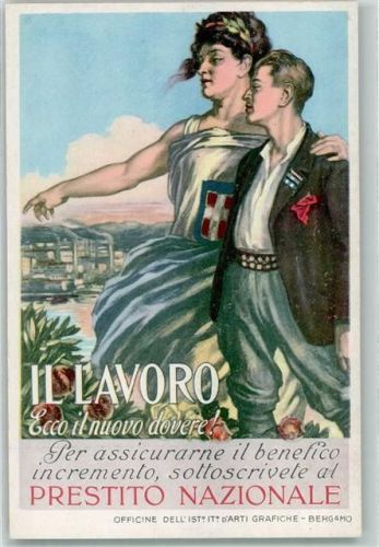 Il Lavoro Prestito Nazionale Kriegsanleihe AK