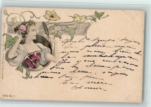 1901 Serie 64 Nr. 2 - Jugendstil AK