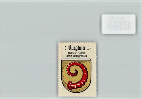 Burgsinn Vignette Wappen Kaffee Hag ca 1920-1940