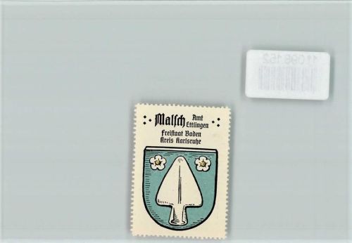 Malsch Vignette Wappen Kaffee Hag ca 1920-1940