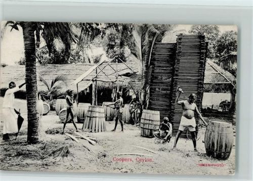 1912 Ceylon - Coopers - Volkstypen - Britische Kolonie