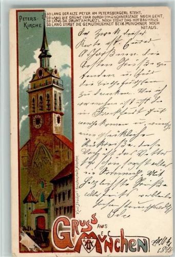 München 1898 Peters-Kirche
