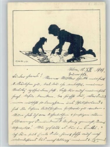 Scherenschnitt - Serie F II Nr. 39 Tierschutzverein AK