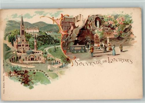 Lourdes Basilika Grotte