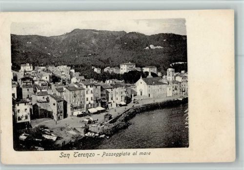 54030 San Terenzo Monti 1912 - Passeggiata al mare AK