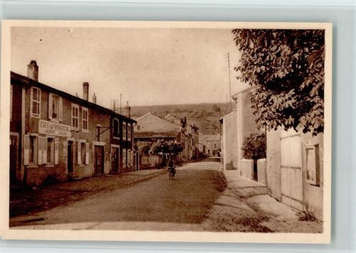 Ancy-sur-Moselle 1918 Rue de la Gare AK
