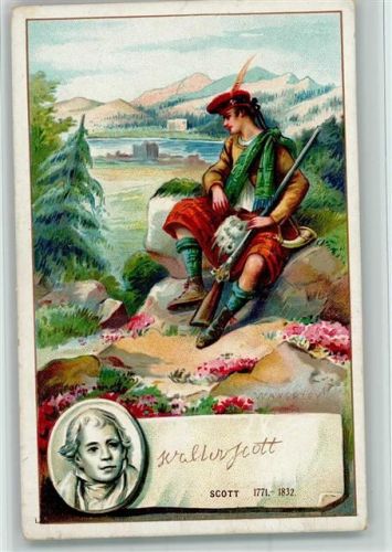 Chaussures Poivret Serie - Scott Szene - Schriftsteller Serie Lithographie