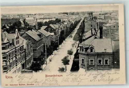 Riesa 1903 Bismarckstraße