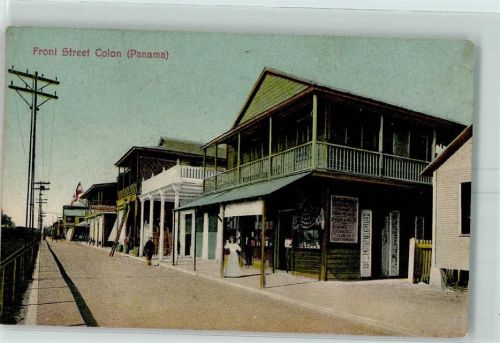 Panama City Front Street Colon