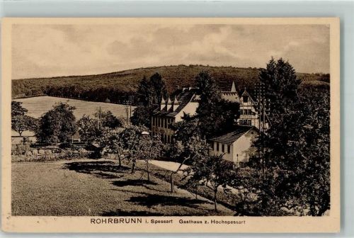 Rohrbrunn Gasthaus zum Hochspessart