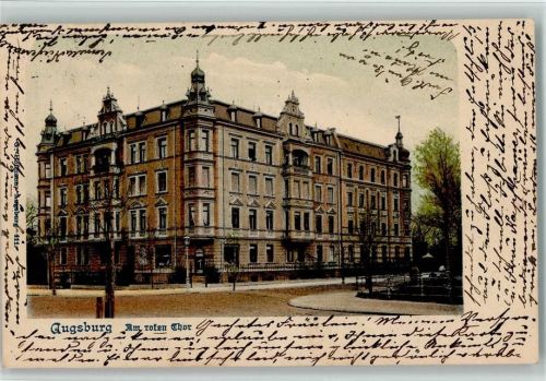 86150 W8900 Augsburg , Bay - 1903 Am roten Tor