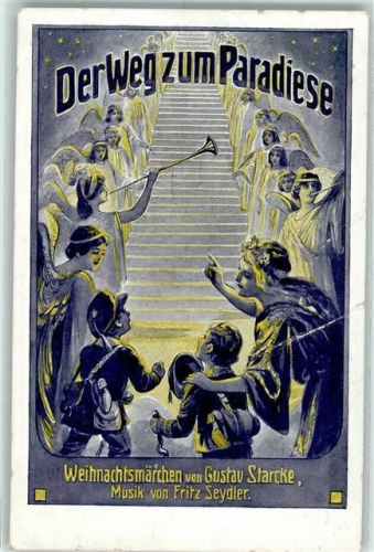 1916 Weihnachtsmärchen von Gustav Starcke in 8 Bildern