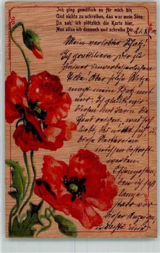 1901 Furnier-AK Monblumen AK