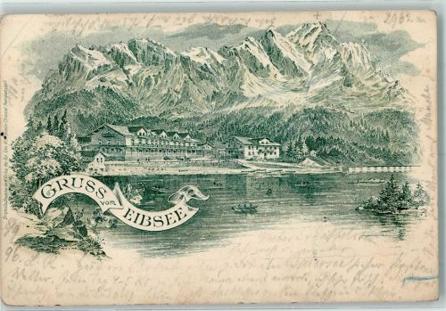 W8104 Eibsee Vorläufer Druck 1890-1895 Vorläufer Lithographie