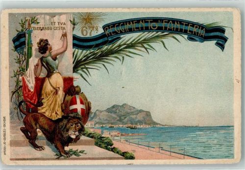 Regiment Reggimento Fanteria Nr. 67 Militär Italien 1908 Gebrauchsspuren