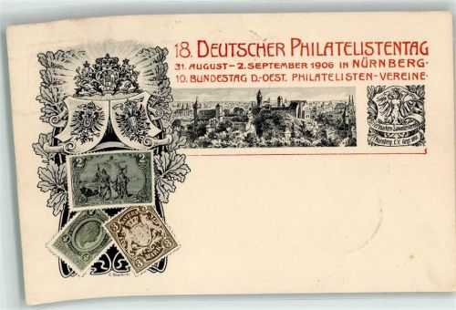 Nürnberg 1906 18. Deutscher Philatelistentag