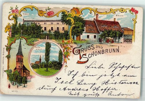 Wien 1900 Schloss Kirche Brauerei Schönbrunn