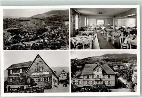 Staufenberg Gasthaus zum Sternen Speisesaal Traktor Fahrrad