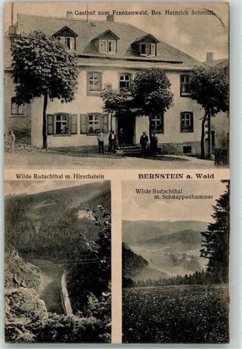 95131 W8678 Bernstein a Wald - Wilde Rodachthal Gasthaus zum Frankenwald