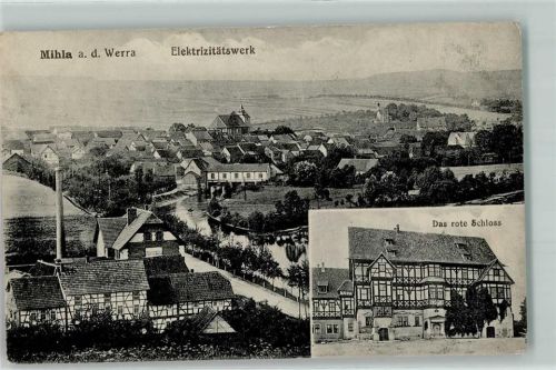 Mihla Elektrizitätswerk Rotes Schloß Fachwerk