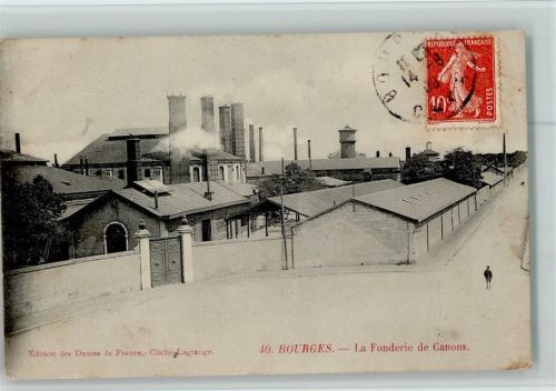 Bourges La Fonderie des Canons Fabrik Kanonen