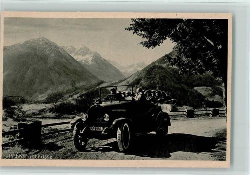 Jochbergstraße, Postauto Fahrt ca 1940 , gute Erhaltung AK