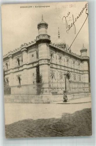 Besancon Synagoge 1902 Foto AK