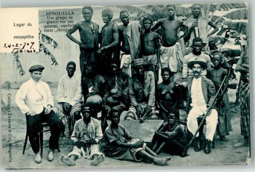 Luanda 1907 Tracht Ort lt. Stempel