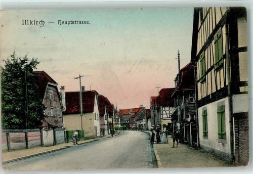 Illkirch-Graffenstaden 1914 Hauptstraße