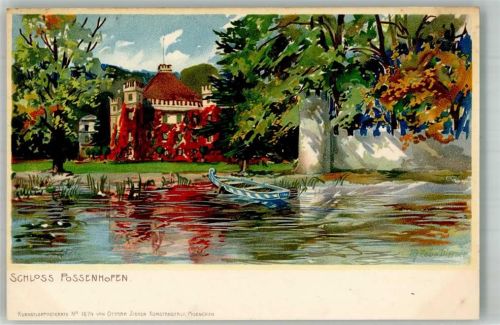 Pöcking 1900 Schloß Possenhofen Zieher, Ottmar Nr. 1674