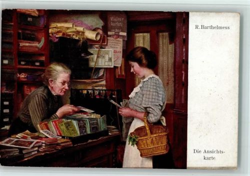 Die Ansichtskarte - sign Barthelmess , gute Erhaltung AK