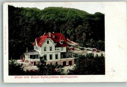 Wernigerode 1907 Jugend- und Wanderheim Neues Schützenhaus