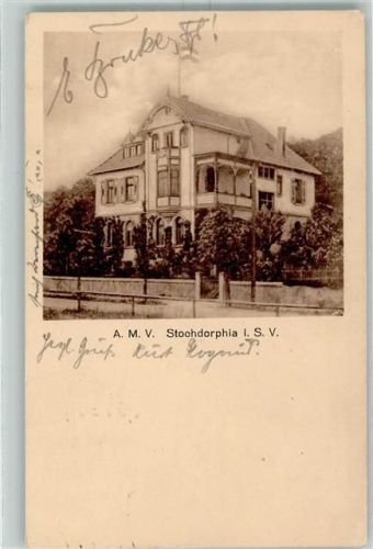 Tübingen A. M. V. Stochdorphia i. S. V. Ort handschriftlich