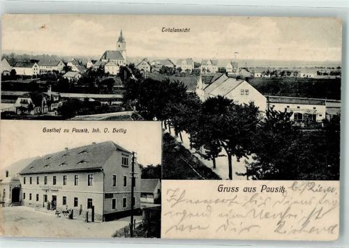 Riesa 1911 OT. Pausitz Gasthaus zu Pausitz