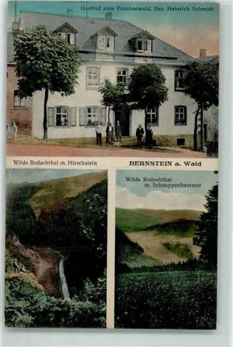 Bernstein Gasthaus zum Frankenwald Wilde Rodachthal Schnappenhammer