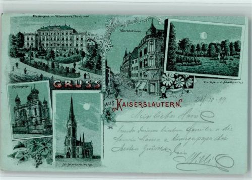 Kaiserslautern 1899 Gruss aus -