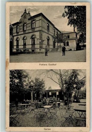 Waldsachsen 1915 Pohlers Gasthaus Garten