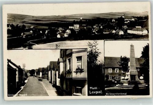 Marktleugast Unterer Markt Kriegerdenkmal