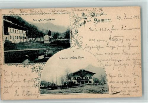 Hammer 1899 Gasthaus v. Matth. Berger, AK