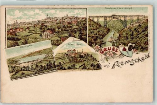 Remscheid Talsperre Schloß Burg Eisenbahnviadukt