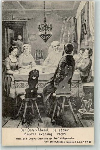 Der Oster-Abend M. Oppenheim Nr 3286