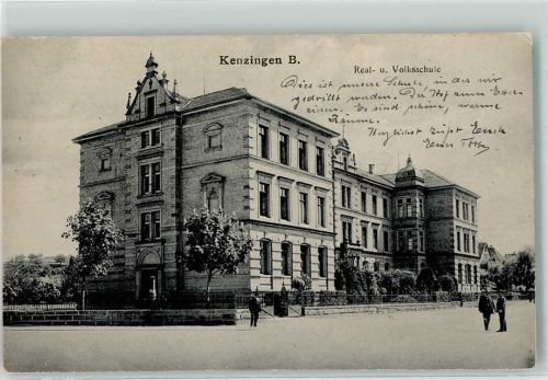 Kenzingen 1918 Real- und Volksschule
