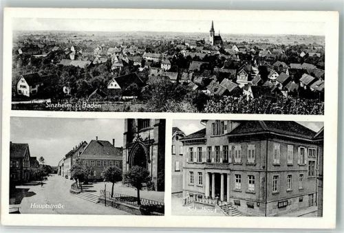 Sinzheim Hauptstraße Schulhaus