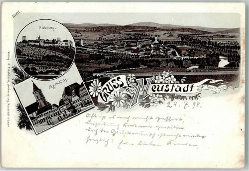 Bad Neustadt 1898 Vorläufer Marktplatz Salzburg