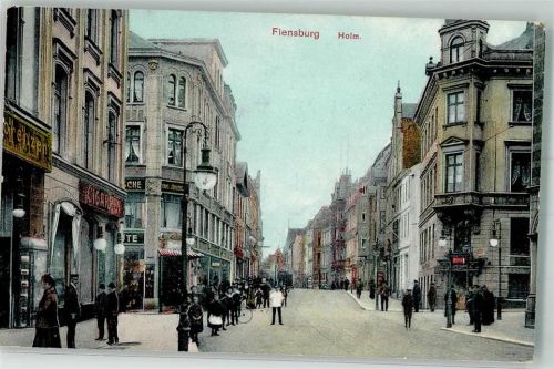 Flensburg 1916 Holm Straßenbahn