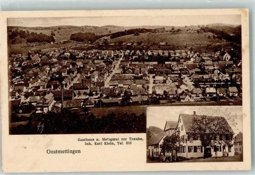 Onstmettingen Gasthaus u. Metzgerei zur Traube