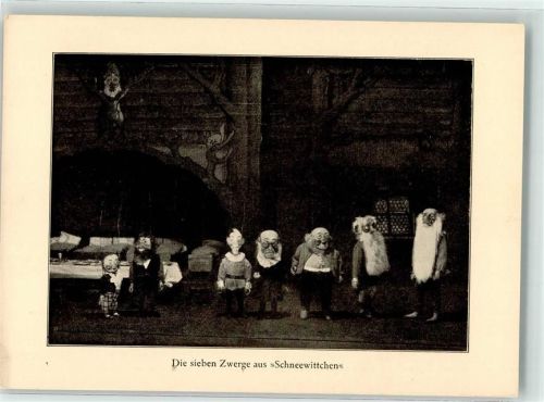München Die sieben Zwerge Marionettenbühne Verlag A. Huber