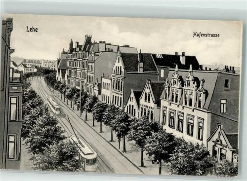 27568 W2850 Lehe - Hafenstraße Straßenbahnen Zeichnung